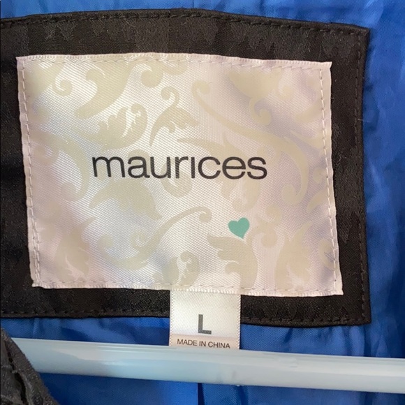 Maurices women’s black pea coat - Picture 6 of 6